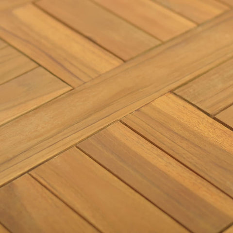 vidaXL Square Table Top 40x40x2.5 cm Solid Wood Teak