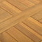 vidaXL Square Table Top 40x40x2.5 cm Solid Wood Teak