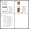 vidaXL 11 Piece Kitchen Cabinet Set Lyon White Engineered Wood