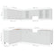 vidaXL 11 Piece Kitchen Cabinet Set Lyon White Engineered Wood