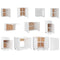 vidaXL 11 Piece Kitchen Cabinet Set White Engineered Wood