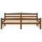 vidaXL Bed Frame without Mattress Honey Brown Solid Pinewood 160x200 cm
