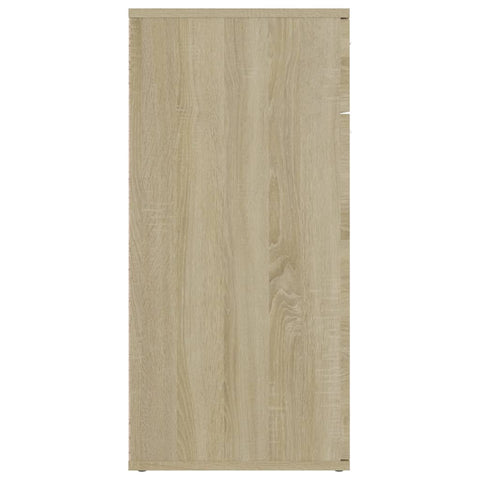vidaXL Sideboard Sonoma Oak 80x36x75 cm Engineered Wood
