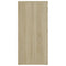 vidaXL Sideboard Sonoma Oak 80x36x75 cm Engineered Wood