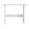 vidaXL Dining Table with Bench REINE White Solid Wood Pine