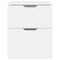 vidaXL Bedside Cabinets 2 pcs White 40x40x50 cm Engineered Wood
