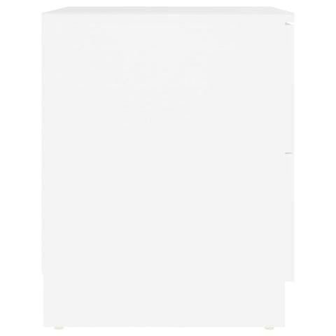 vidaXL Bedside Cabinets 2 pcs White 40x40x50 cm Engineered Wood