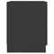 vidaXL Bedside Cabinets 2 pcs Black 40x40x50 cm Engineered Wood