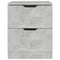 vidaXL Bedside Cabinet Concrete Grey 40x40x50 cm Engineered Wood