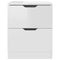vidaXL Bedside Cabinets 2 pcs High Gloss White 40x40x50 cm Engineered Wood