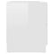vidaXL Bedside Cabinets 2 pcs High Gloss White 40x40x50 cm Engineered Wood