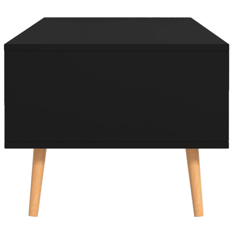 vidaXL Coffee Table Black 100x49.5x43 cm Engineered Wood
