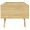 vidaXL Coffee Table Sonoma Oak 100x49.5x43 cm Engineered Wood