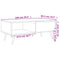 vidaXL Coffee Table Sonoma Oak 100x49.5x43 cm Engineered Wood