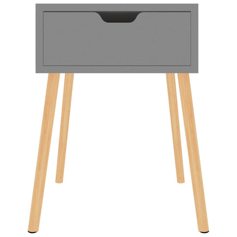 vidaXL Bedside Cabinets 2 pcs Grey 40x40x56 cm Engineered Wood