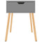 vidaXL Bedside Cabinets 2 pcs Grey 40x40x56 cm Engineered Wood