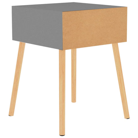vidaXL Bedside Cabinets 2 pcs Grey 40x40x56 cm Engineered Wood