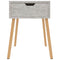 vidaXL Bedside Cabinet Concrete Grey 40x40x56 cm Engineered Wood