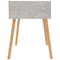 vidaXL Bedside Cabinet Concrete Grey 40x40x56 cm Engineered Wood