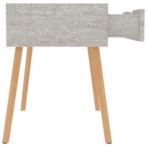 vidaXL Bedside Cabinet Concrete Grey 40x40x56 cm Engineered Wood