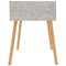 vidaXL Bedside Cabinets 2 pcs Concrete Grey 40x40x56 cm Engineered Wood