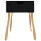 vidaXL Bedside Cabinets 2 pcs High Gloss Black 40x40x56 cm Engineered Wood