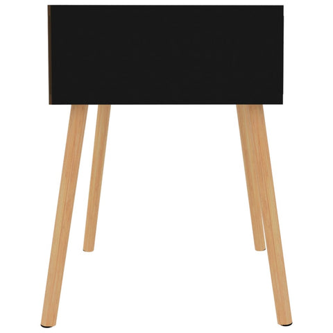 vidaXL Bedside Cabinets 2 pcs High Gloss Black 40x40x56 cm Engineered Wood