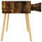 vidaXL Bedside Cabinets 2 pcs Smoked Oak 40x40x56 cm Engineered Wood