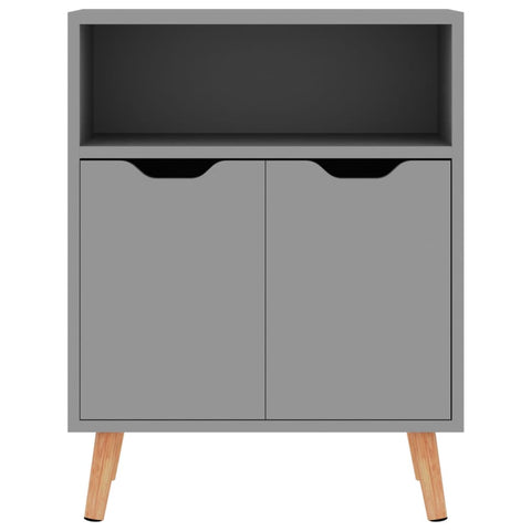vidaXL Sideboard Grey 60x30x72 cm Engineered Wood