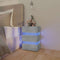 vidaXL LED Bedside Cabinet Concrete Grey 45x35x67 cm Engineered Wood