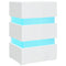 vidaXL LED Bedside Cabinet High Gloss White 45x35x67 cm Engineered Wood