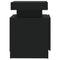 vidaXL Bedside Cabinet Black 45x35x52 cm Engineered Wood