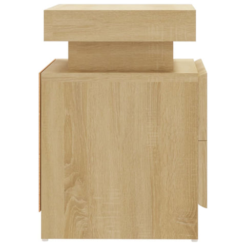 vidaXL Bedside Cabinet Sonoma Oak 45x35x52 cm Engineered Wood