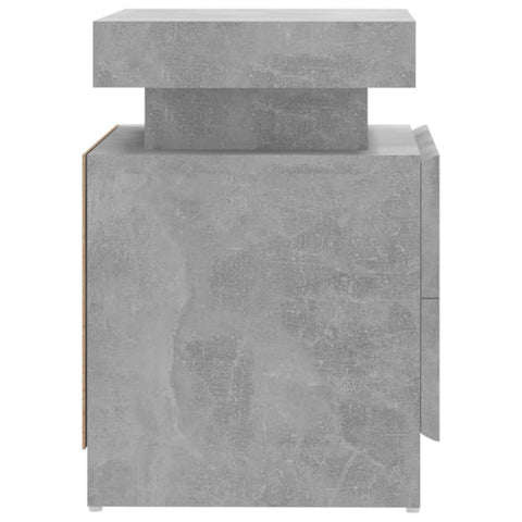 vidaXL Bedside Cabinet Concrete Grey 45x35x52 cm Engineered Wood