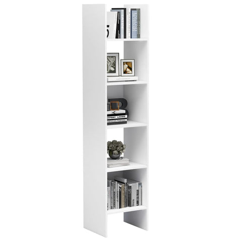 vidaXL Book Cabinet White 40x35x180 cm Engineered Wood