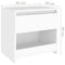 vidaXL Bedside Cabinet White 40x30x39 cm Engineered Wood