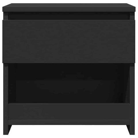 vidaXL Bedside Cabinets 2 pcs Black 40x30x39 cm Engineered Wood