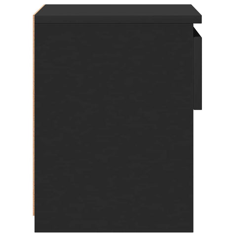 vidaXL Bedside Cabinets 2 pcs Black 40x30x39 cm Engineered Wood