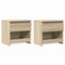 vidaXL Bedside Cabinets 2 pcs Sonoma Oak 40x30x39 cm Engineered Wood