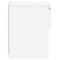 vidaXL Bedside Cabinets 2 pcs High Gloss White 40x30x39 cm Engineered Wood