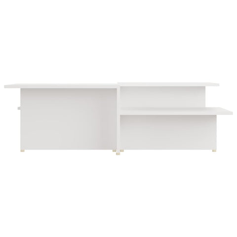 vidaXL Coffee Tables 2 pcs White 111.5x50x33 cm Engineered Wood