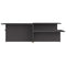 vidaXL Coffee Tables 2 pcs Grey 111.5x50x33 cm Engineered Wood