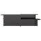 vidaXL Coffee Tables 2 pcs High Gloss Black 111.5x50x33 cm Engineered Wood