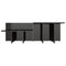 vidaXL Coffee Tables 2 pcs High Gloss Black 111.5x50x33 cm Engineered Wood