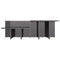vidaXL Coffee Tables 2 pcs High Gloss Grey 111.5x50x33 cm Engineered Wood
