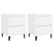 vidaXL Bed Cabinets 2 pcs White 40x35x50 cm Engineered Wood