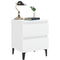vidaXL Bed Cabinets 2 pcs White 40x35x50 cm Engineered Wood