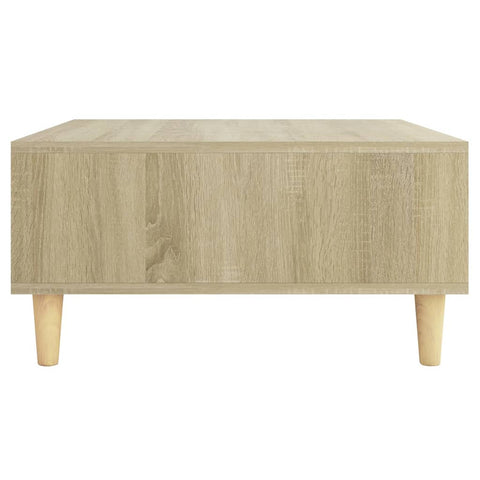 vidaXL Coffee Table Sonoma Oak 60x60x30 cm Engineered Wood
