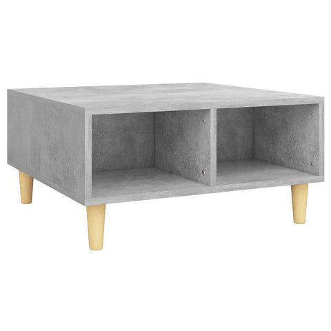vidaXL Coffee Table Concrete Grey 60x60x30 cm Engineered Wood