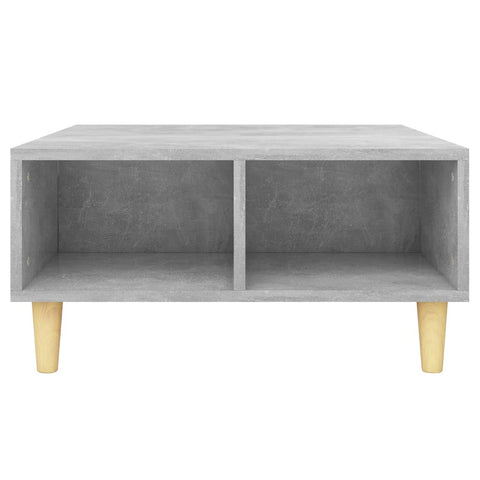 vidaXL Coffee Table Concrete Grey 60x60x30 cm Engineered Wood